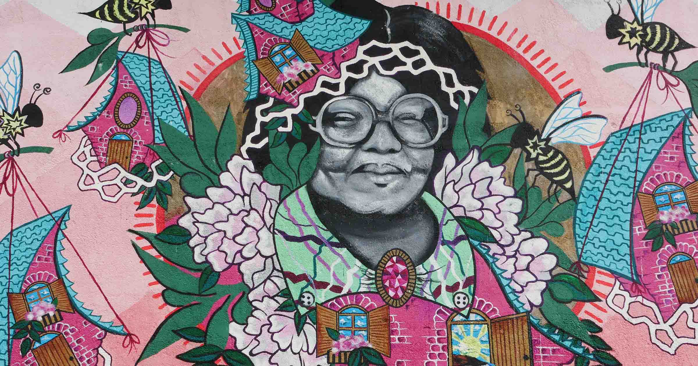Part of the Heritage Arts Mural Project, “We Rise by Lifting Others” showcases Niagara Falls’ Hero of Public Housing, Doris Jones